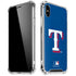 MLB Texas Rangers - Solid Distressed iPhone XS Max Clear Case